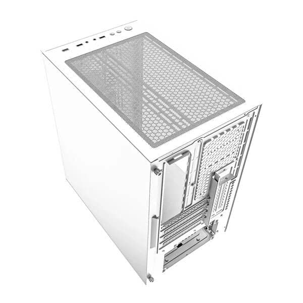 ANT ESPORTS 200 Air Mini Mesh MATX Mini Tower Cabinet (White)