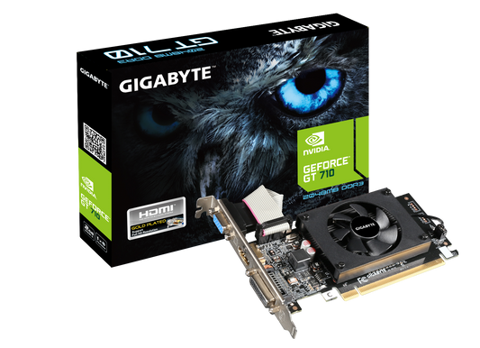 GIGABYTE GEFORCE GT 710 2GB DDR3 GRAPHIC CARD GV-N710D3-2GL
