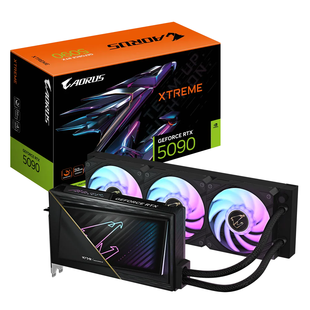 GIGABYTE Aorus GeForce RTX 5090 Xtreme Waterforce 32GB Nvidia Graphic Card