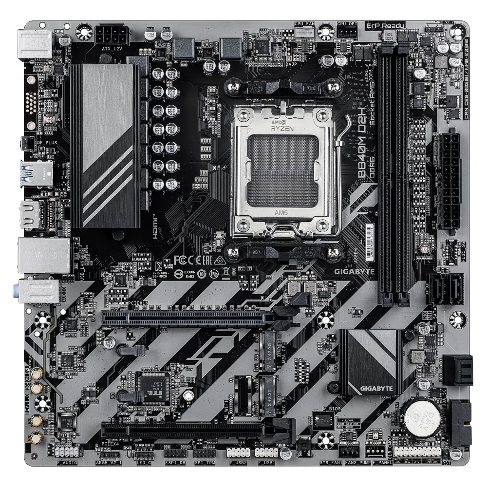 GIGABYTE B840M D2H AMD Motherboard