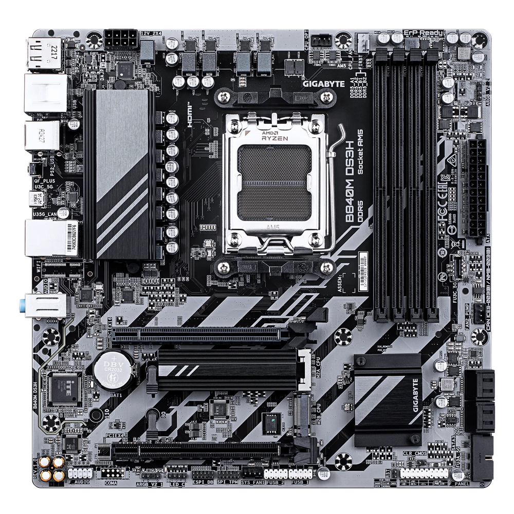 GIGABYTE B840M DS3H AMD Motherboard