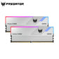 PREDATOR VESTAII DDR5 RGB U-DIMM 6000MHZ 64GB (32GB*2) SILVER