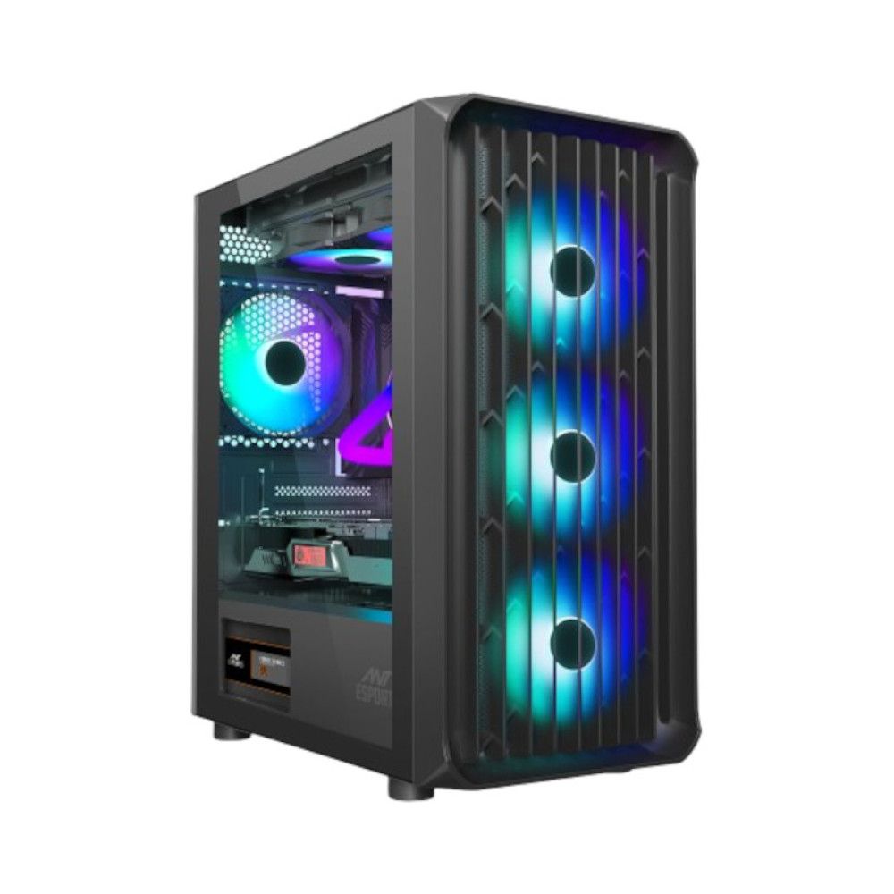 ANT ESPORTS 205 Mini ARGB MATX Mid Tower Cabinet (Black)