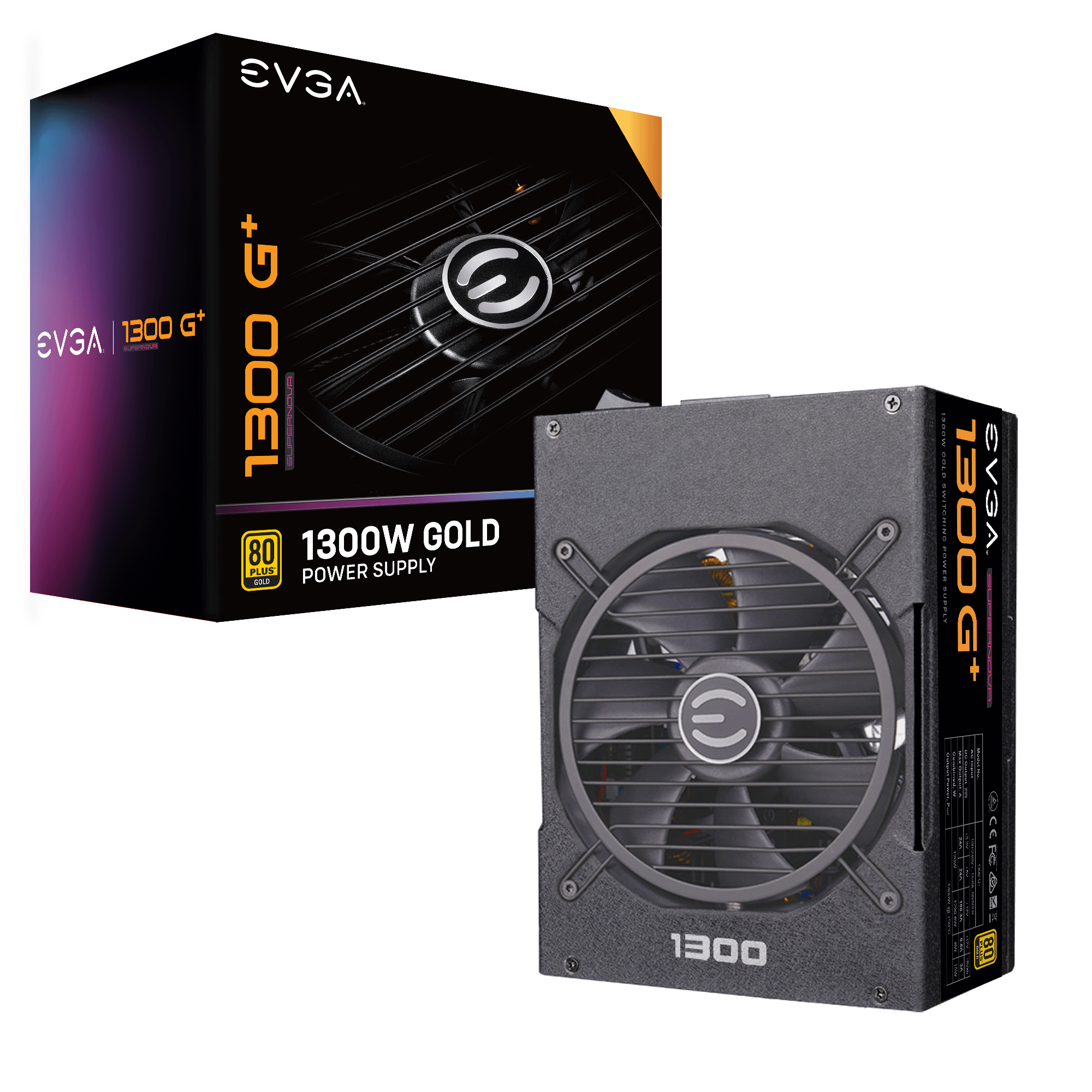 EVGA 1300 Watt 80 Plus GOLD Fully Modular Smps