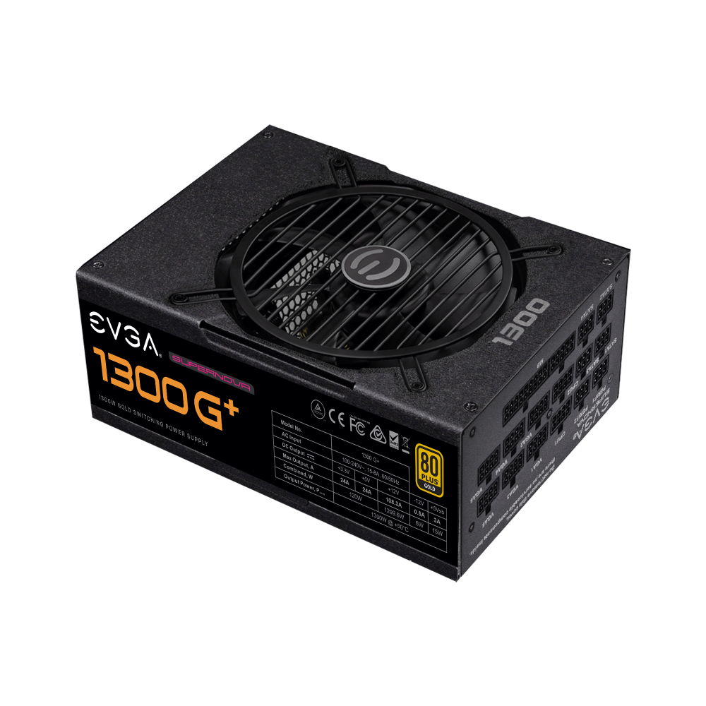 EVGA Supernova 1300G+ 80+ Gold ATX 2.0 Fully Modular Power Supply ( 1300W )