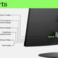 HP AIO 24 13th Gen Intel Core i3-1315U, 8GB, 512GB SSD, Intel UMA Graphics, 24 Inch FHD, Win 11 Home, MS Office 2024, Black, CR0903IN