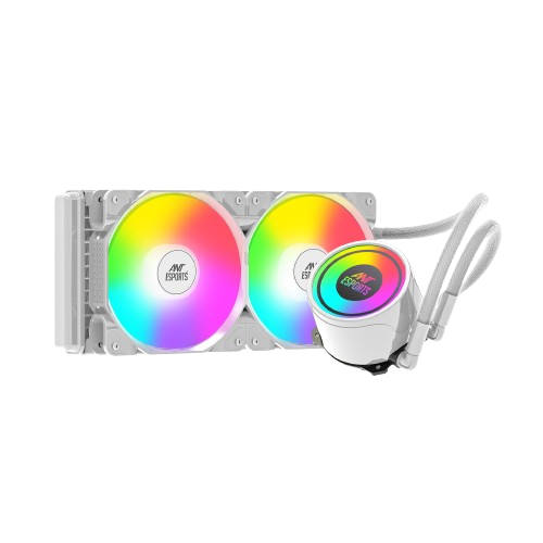 ANT ESPORTS CPU COOLER ICE-240 ARGB WHITE