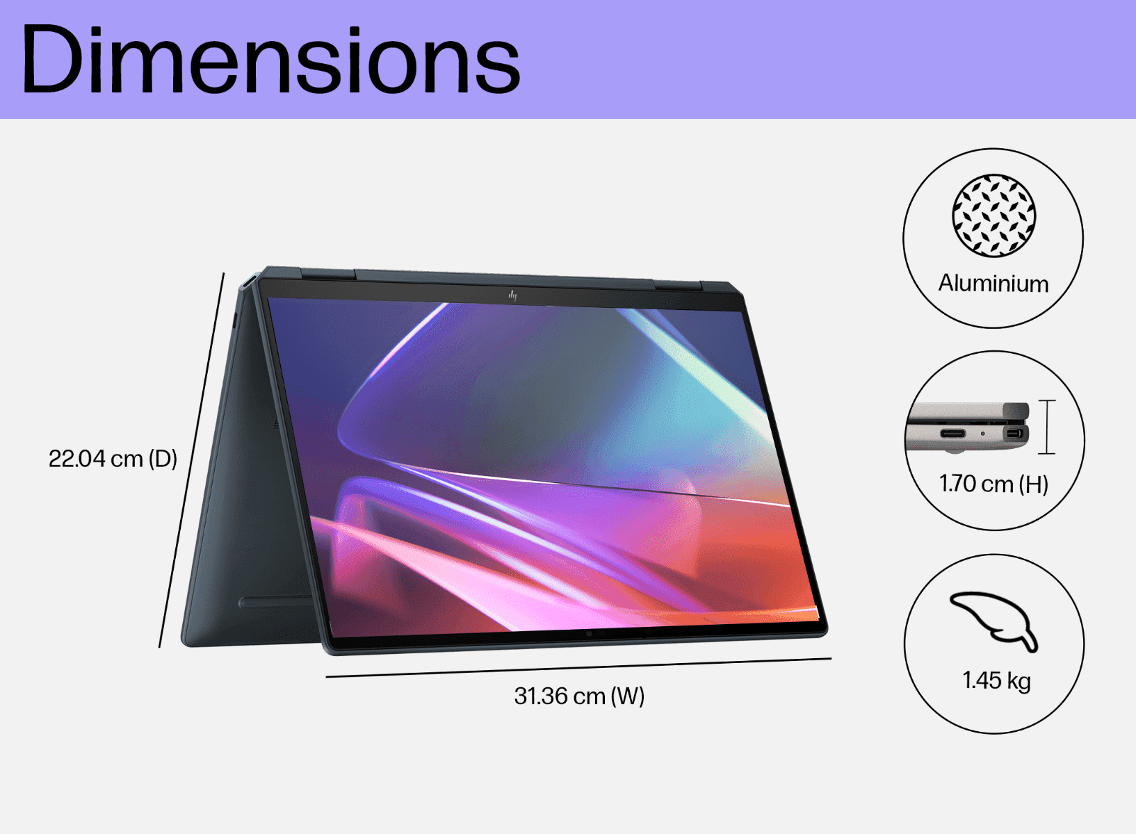 HP SPECTRE X360 14-EU0558TU (AE0C2PA) LAPTOP (CORE ULTRA 7/32 GB/1 TB SSD/WINDOWS 11)