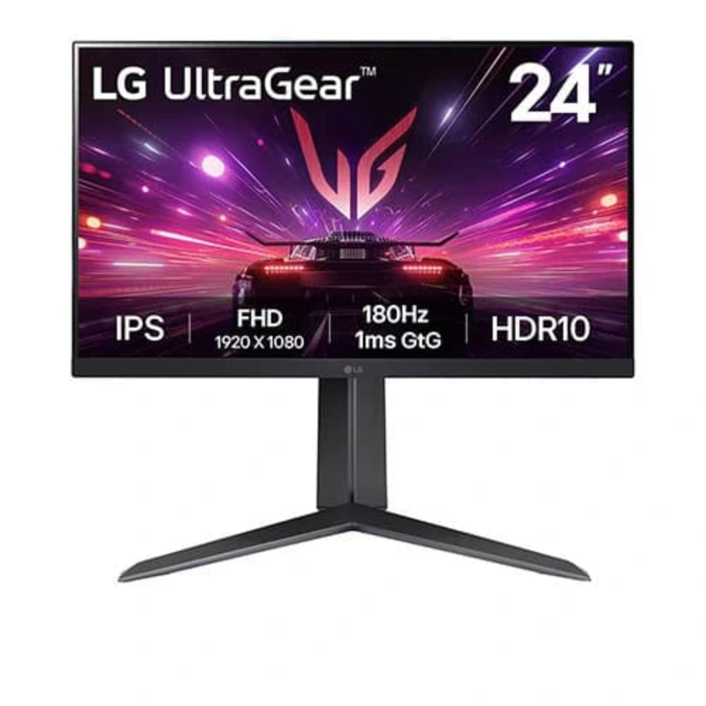LG Ultragear 24GS65F-B 24 Inch FHD 180Hz IPS Panel 99%SRGB 1MS NVIDIA Gsync Gaming Monitor