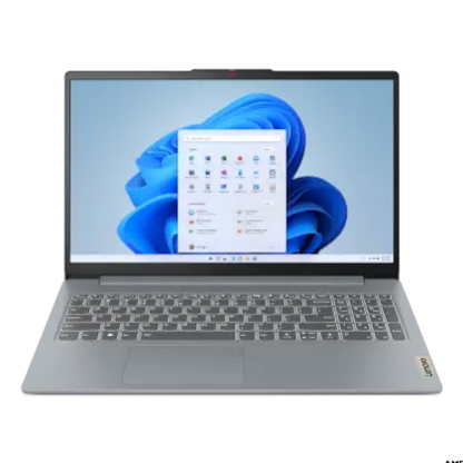 Lenovo IdeaPad Slim 3 AMD Ryzen 5 7520U, 16GB, 512GB SSD, Integrated AMD Radeon 610M, 15.6 Inch FHD, Win 11 Home, MS Office 2024, Arctic Grey, 82XQ00W4IN