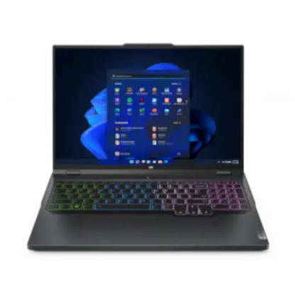 LENOVO LEGION PRO 5 AMD RYZEN 9 7945HX 16 INCH (40.64CM) WQXGA-IPS 240HZ 500NITS GAMING LAPTOP (16GB/1TB SSD/WIN 11/OFFICE 2021/NVIDIA RTX 4060 8GB/ALEXA/3 MONTH GAME PASS/ONYX GREY/2.5KG), 82WM00FEIN