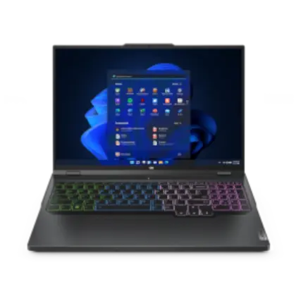 LENOVO LEGION PRO 5 AMD RYZEN 9 7945HX 16 INCH (40.64CM) WQXGA-IPS 240HZ 500NITS GAMING LAPTOP (16GB/1TB SSD/WIN 11/OFFICE 2021/NVIDIA RTX 4060 8GB/ALEXA/3 MONTH GAME PASS/ONYX GREY/2.5KG), 82WM00FEIN