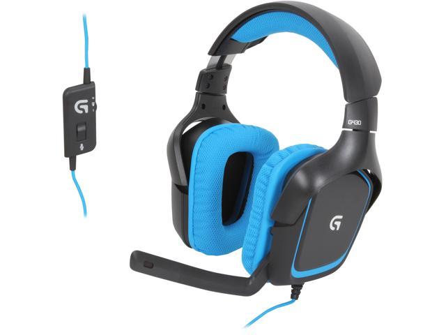 LOGITECH G430 Wired 3.5mm 7.1 Surround Gaming Headphone with Mic ( Black ) ( PC Mac / Xbox / PS4 )
