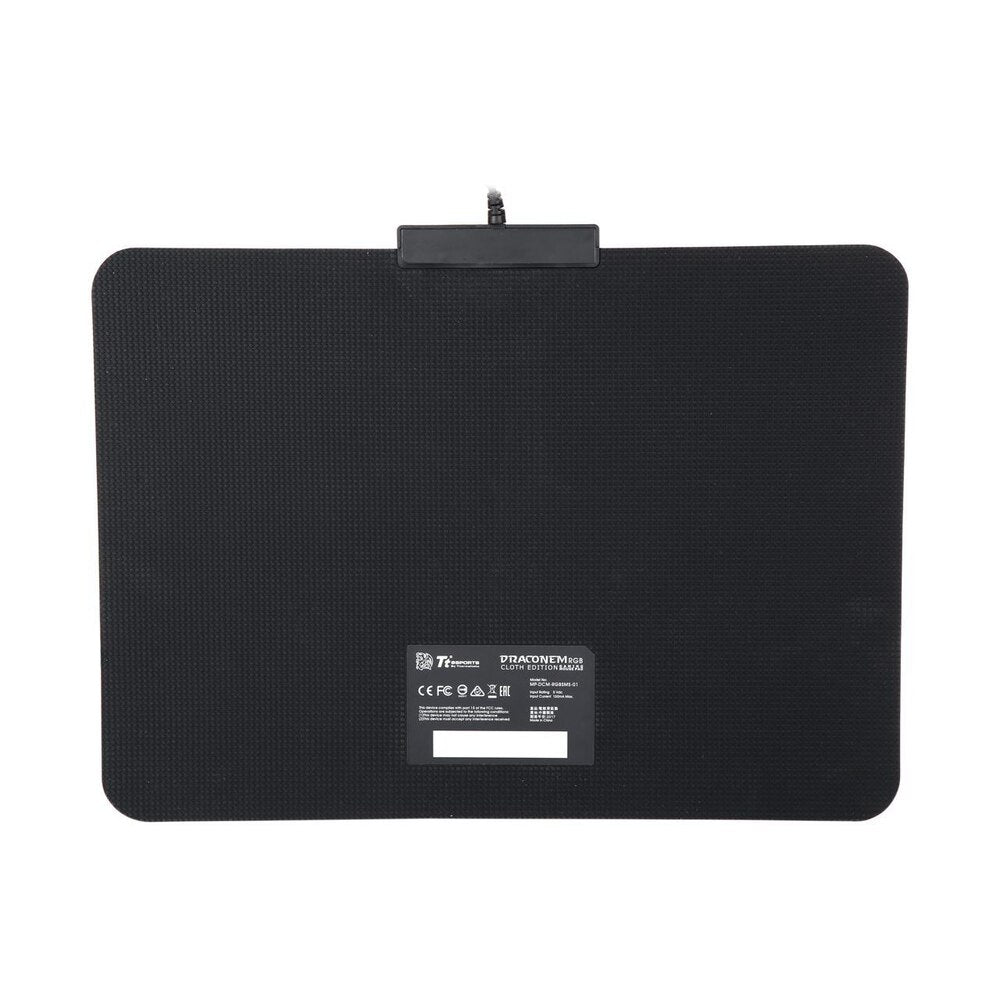 THERMALTAKE Argent RGB Medium Cloth Edition Black Mousepad