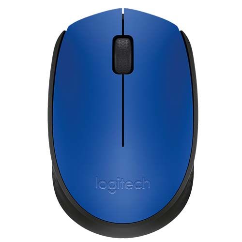 LOGITECH M171 Wireless Ambidextrous Gaming Mouse ( 910-004640 ) ( 1000DPI / 3 Macro Buttons ) ( Blue )