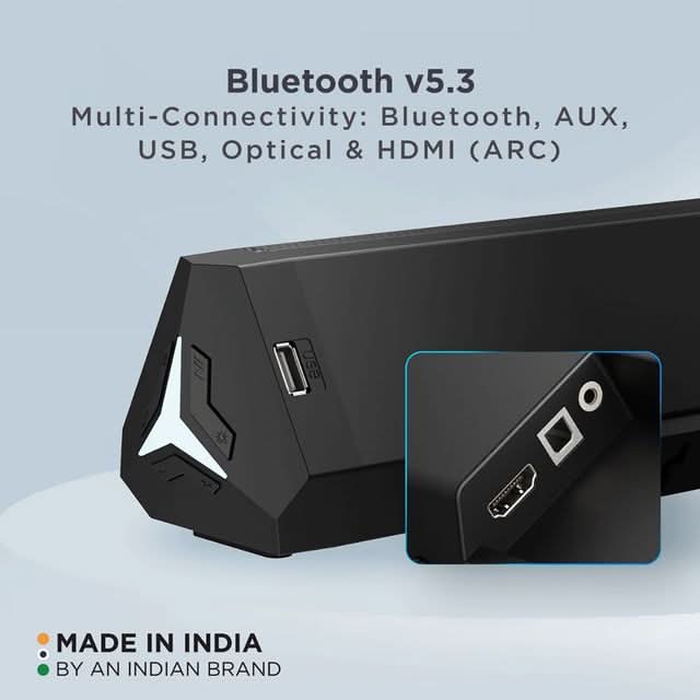 Boat Aavante Bar Aura 160W Bluetooth Soundbar with Remote (Black)