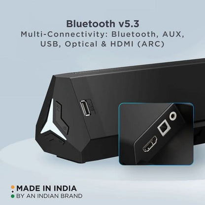 Boat Aavante Bar Aura 160W Bluetooth Soundbar with Remote (Black)