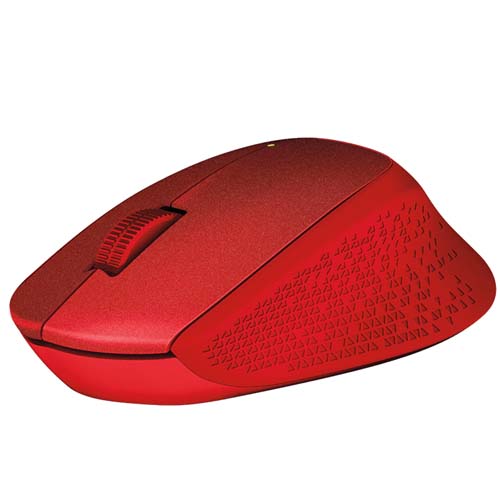 LOGITECH M331 Silent Plus Wireless Ergonomic Gaming Mouse ( 910-004916 ) ( 1000DPI / 3 Macro Button ) ( Red )
