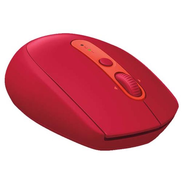 LOGITECH M590 Multi-Device Silent Bluetooth Wireless Ambidextrous Gaming Mouse ( 910-006247 ) ( 1000DPI / 5 Macro Button ) ( Ruby )