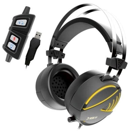 GAMDIAS HEBE E1 RGB 3.5mm Wired Stereo Gaming Headphone With Mic ( Black )