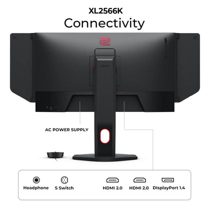 BENQ ZOWIE 25 INCH XL2566K FHD 360HZ ESPORTS GAMING MONITOR WITH HEIGHT ADJUSTMENT
