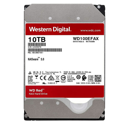 WESTERN DIGITAL 10TB NAS INTERNAL SATA RED HARD DRIVE