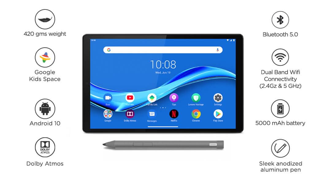 LENOVO TAB M10 HD 2ND GEN 10.1 INCH 3GB/32GB ZA6V0246IN