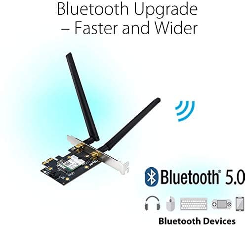 ASUS PCE-AX3000 DUAL BAND PCI-E WIFI 6 NETWORK SECURITY MU-MIMO