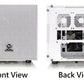THERMALTAKE CORE V1 MINI ITX CABINET SNOW WHITE