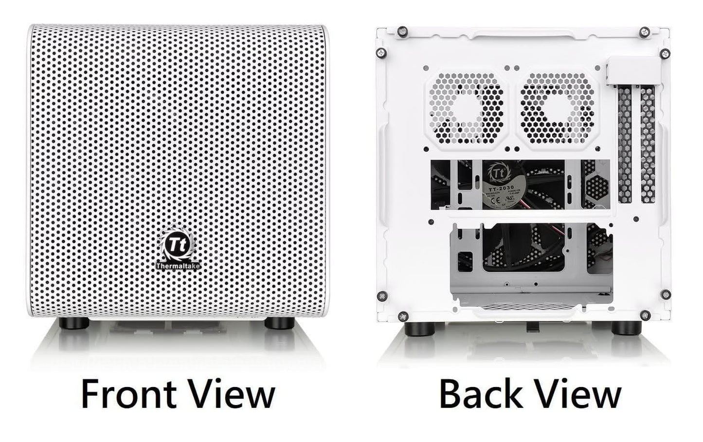 THERMALTAKE CORE V1 MINI ITX CABINET SNOW WHITE
