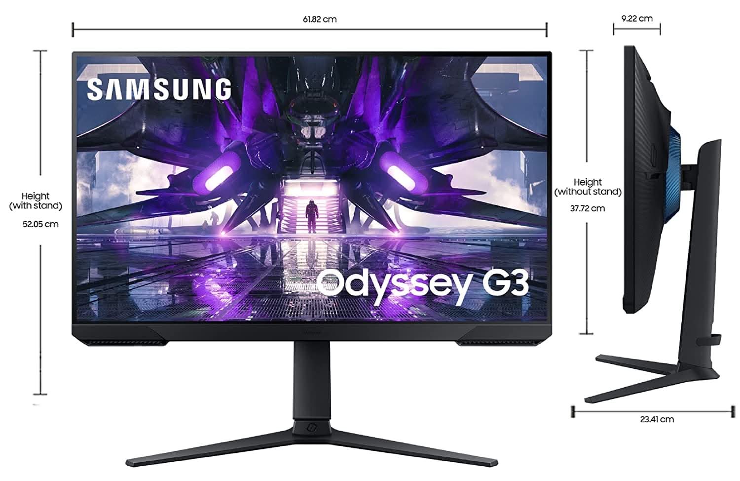 SAMSUNG 27 INCH LS27AG300NW FHD 144HZ GAMING MONITOR