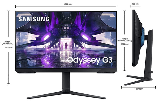 SAMSUNG 27 INCH LS27AG300NW FHD 144HZ GAMING MONITOR