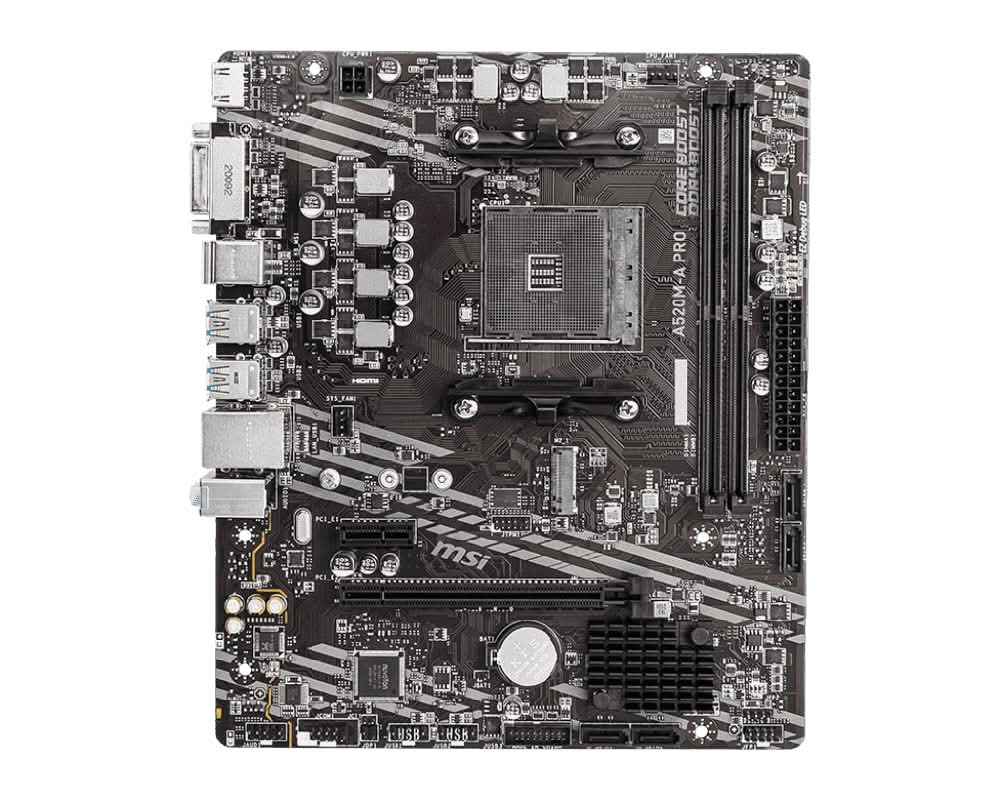 MSI PRO A520M-A AMD AM4 MOTHERBOARD