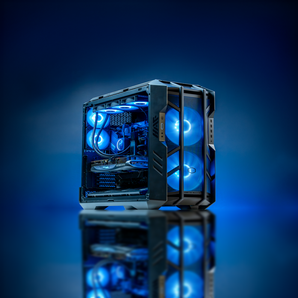 NeroX C938 ( AMD Ryzen 9 7950X3D / NVIDIA RTX 4090 24GB / 128GB RAM DDR5 / 1TB M.2 NVME Gen4 SSD / 1TB M.2 NVME Gen4 SSD) Custom PC Build for Corona Rendering
