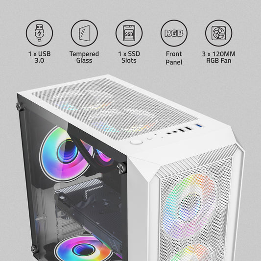 G8322W Computer Gaming Cabinet