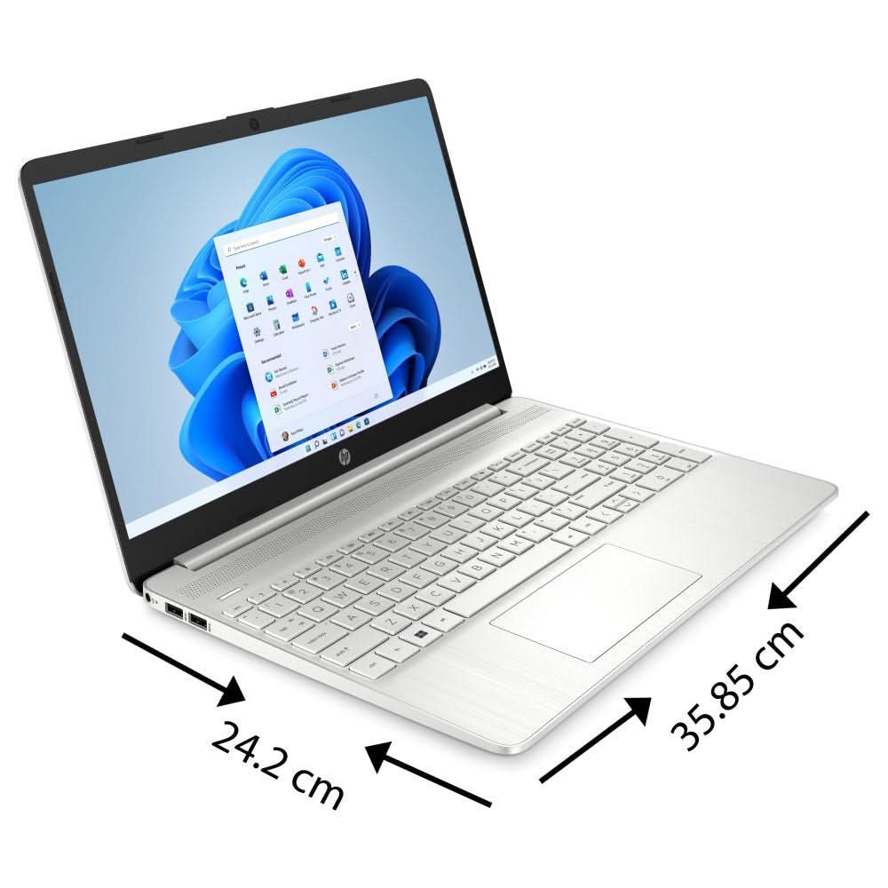 HP 15S-FQ5007TU [CI3-1215U 12TH GEN/8GB DDR4/512GB SSD/WIN11 HOME+MSO/15.6 INCH/INTEGRATED GRAPHICS /1 YEAR(S)/SILVER]