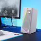 REDRAGON ANVIL GS520 - RGB 2.0 CHANNEL GAMING WIRED DESKTOP SPEAKERS (WHITE)