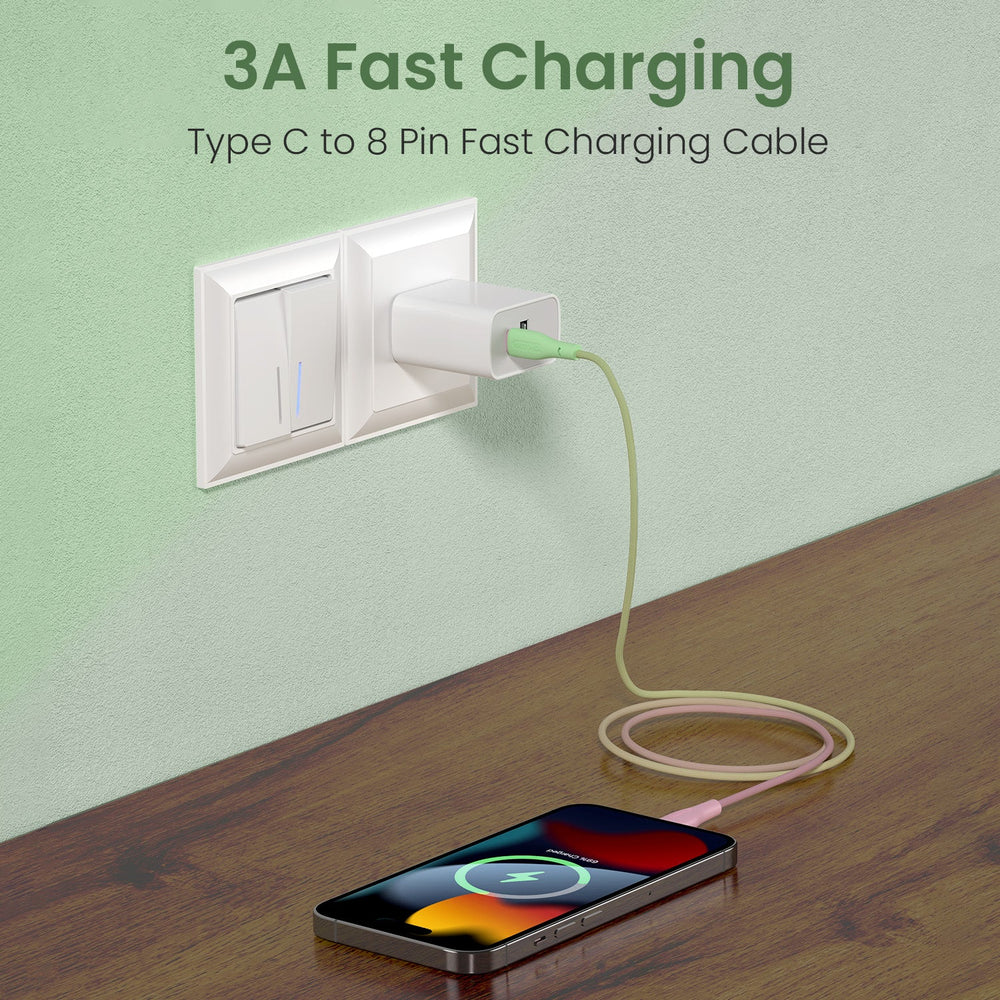 HUE X - Type C To 8 Pin 20W 1M, White+Blue