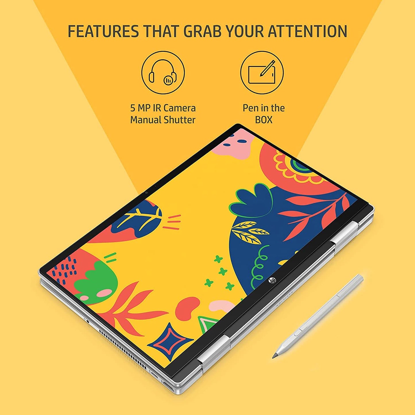 HP PAVILION 14 EK1010TU [CI5-1335U 13TH GEN/16GB/1TB SSD/WIN11 HOME+MSO/14.0 INCH/INTEGRATED GRAPHICS /1 YEAR(S)/SILVER]