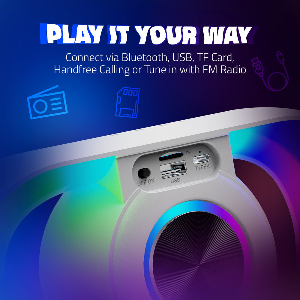 BT101 wireless Bluetooth Speaker with USB input, TF card Input and Hands Free calling (16W RMS Output)