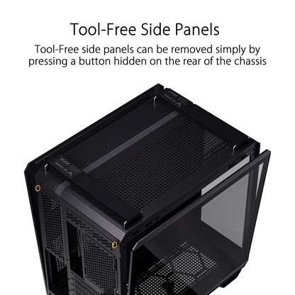 ASUS TUF GAMING GT502 MID-TOWER ATX GAMING CABINET BLACK
