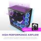 NZXT H9 FLOW RGB MID-TOWER ATX CABINET BLACK CM-H92FB-R1