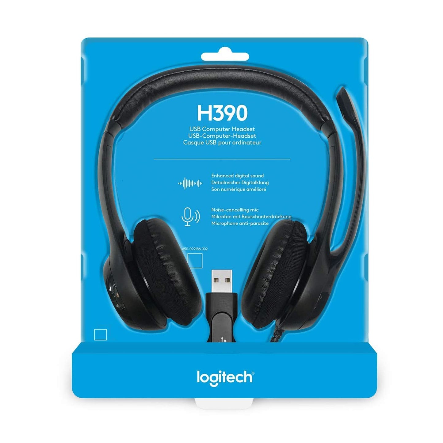 LOGITECH HEADPHONE H-390