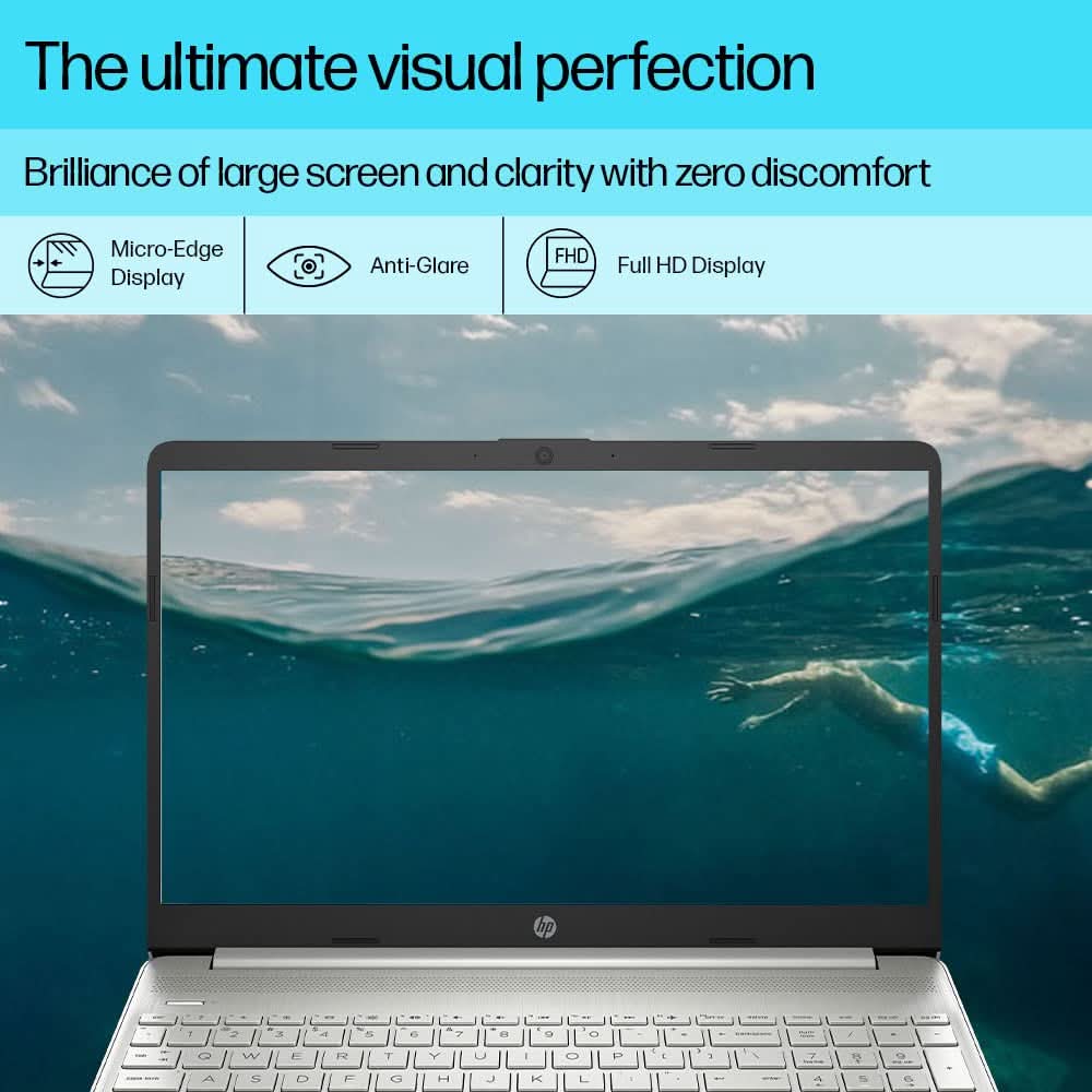 HP 15S-FQ5185TU [CI3-1215U 12TH GEN/8GB/512GB SSD/WIN11 HOME+MSO/15.6 INCH/INTEGRATED GRAPHICS /1 YEAR(S)/SILVER]