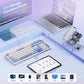 AULA S99 MECHANICAL KEYBOARD (BLUE & WHITE) BEST MECHANICAL KEYBOARD