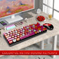 ANT ESPORTS WKM33 WIRELESS RETRO KEYBOARD AND MOUSE COMBO (CHERRY RED) R-41211141, ETA-SD-20221009067, ETA-SD-20221009069