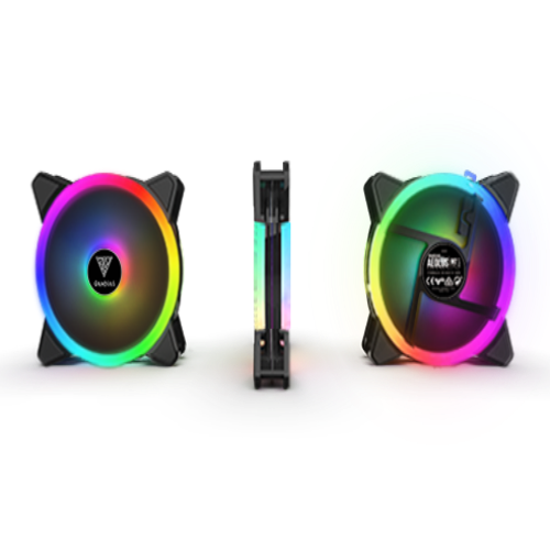 GAMDIAS Chione E2-120 Lite ARGB 120mm CPU Liquid Cooler (Black)