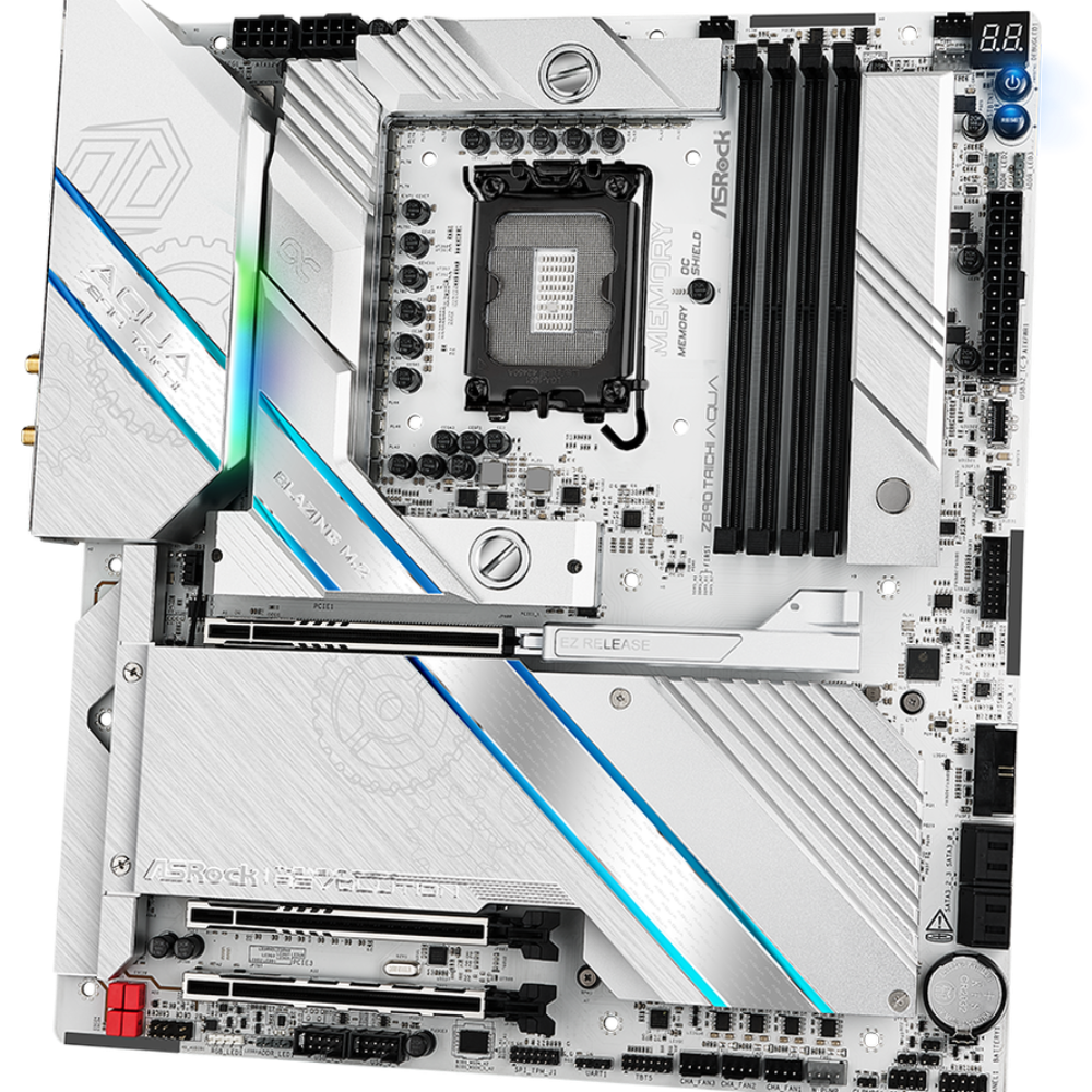 ASROCK Z890 Taichi Aqua Wifi DDR5 Intel Motherboard ( White )