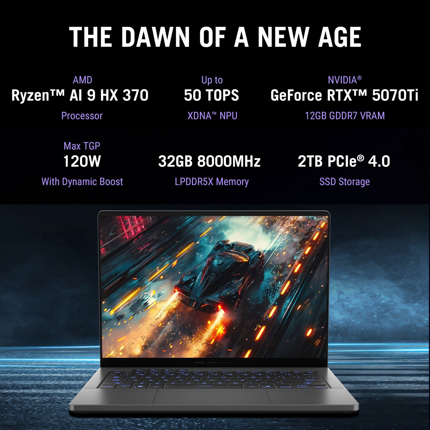 ASUS ROG ZEPHYRUS G14 GA403WR-QS123WS [R9-HX370/32GB/2TB SSD/WIN11 HOME+MSO/14.0"/12GB-RTX5070TI GRAPHICS/1 YEAR(S)/GREY]