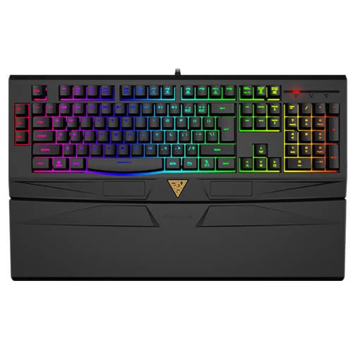 GAMDIAS Ares 7 GKC6011 Full Size Membrane Wired Gaming Keyboard ( Black )